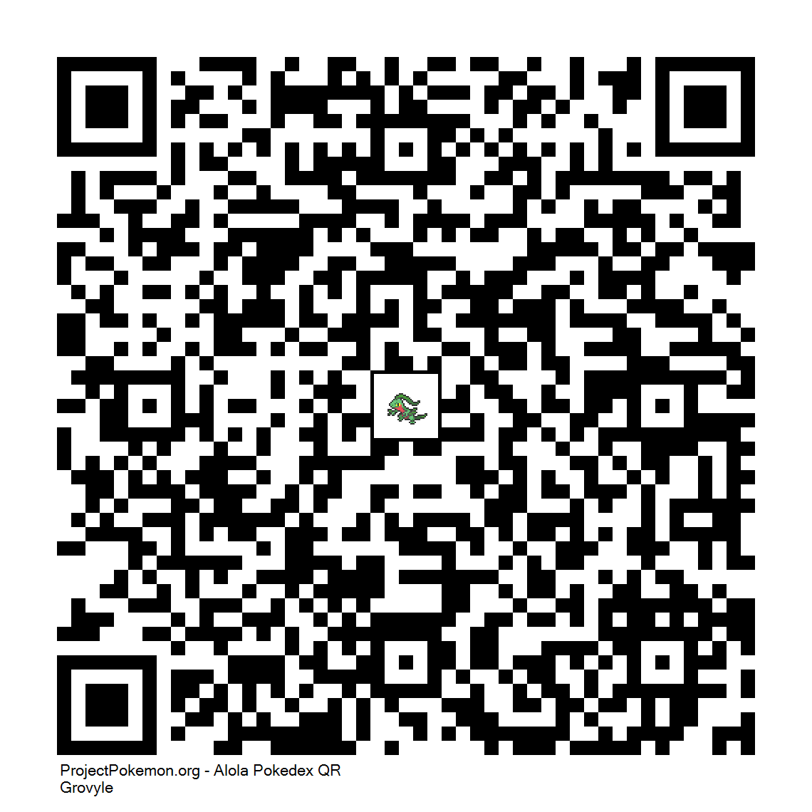 Cdigo QR de Grovyle